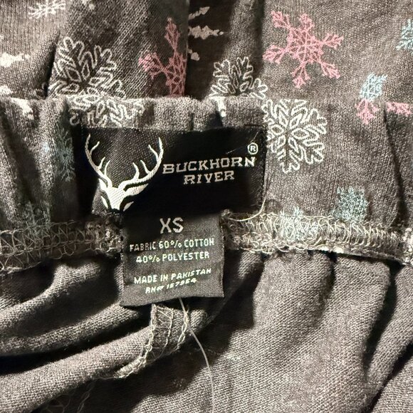 NEW WITH TAGS Buckhorn River Women's Snowflake Pajama Pants - Picture 3 of 4